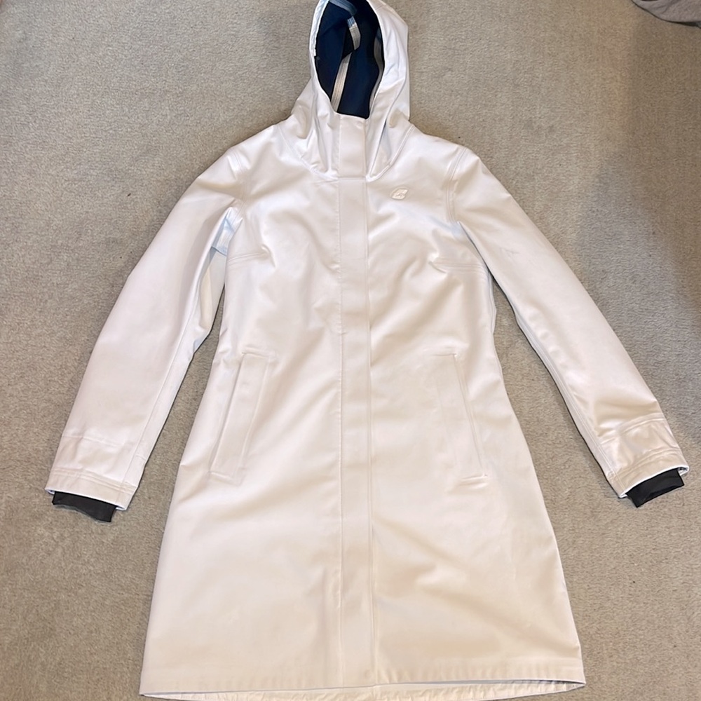 K-Way Steph Bonded Jersey White coat size S